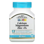 Кальцій Магній Цинк + D3 (Calcium Magnesium Zinc + D3) 90 табл. (21st Century)