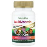 Animal Parade® GOLD — жувальні вітаміни для дітей, мультивітамін, 60 шт (Nature’s Plus)