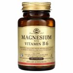 Магній з вітаміном B6, 100 таблеток (Solgar)