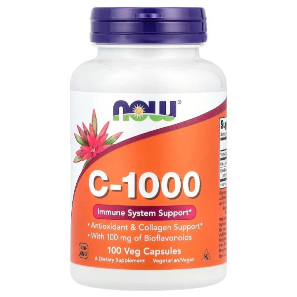 Вітамін C 1000 мг C-1000, 100 капсул (NOW Foods)