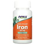 Хелатне Залізо 36 мг, Iron Ferrochel®, 90 капсул (NOW Foods)