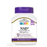 НАД+ (NAD+ Nicotinamide Riboside) 300 мг, 90 капсул, 21st Century