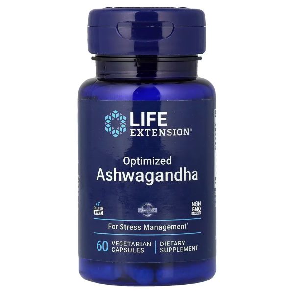 Оптимізована Ашваганда 125 мг (Optimized Ashwagandha Sensoril®), 60 капсул (Life Extension)