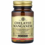 Хелатний Марганець 8 мг (Chelated Manganese), 100 таблеток (Solgar)