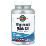 Малат Магнію 400 мг (Magnesium Malate 400), 90 таблеток (KAL)